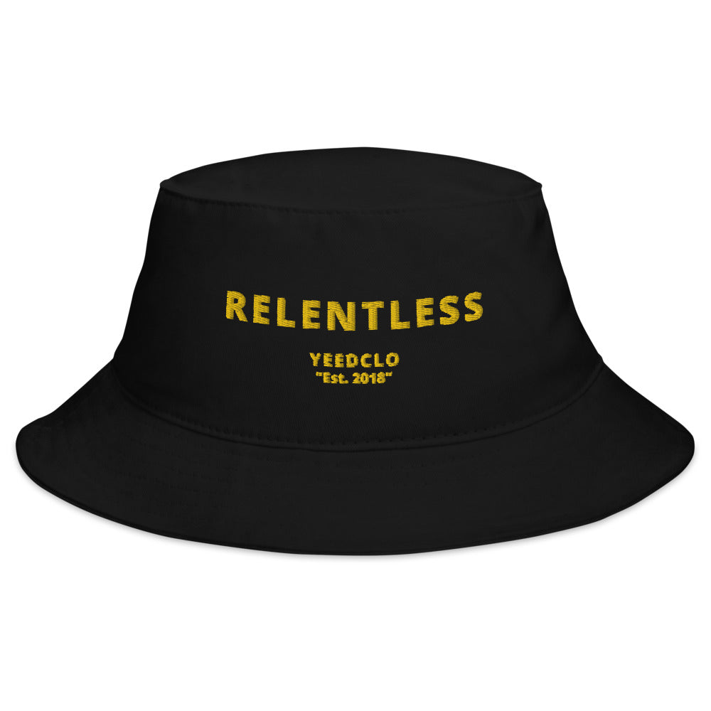 RELENTLESS BUCKET HAT - BLACK