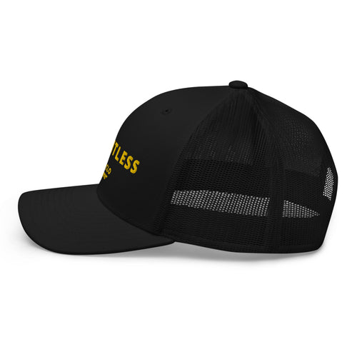 RELENTLESS TRUCKER CAP - BLACK