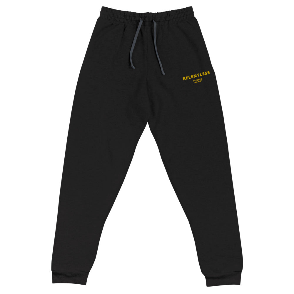 RELENTLESS UNISEX JOGGERS - BLACK